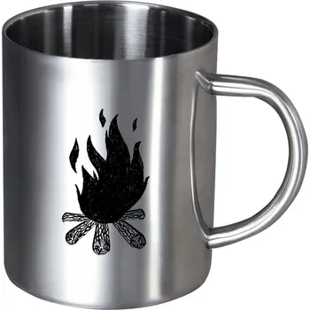 Nerezový hrnek Oheň