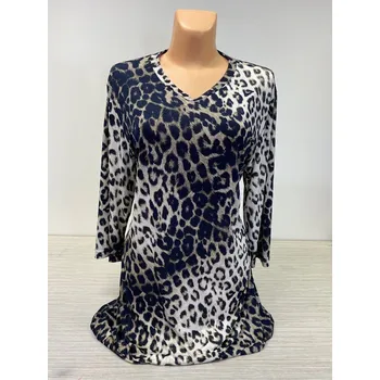 Dámská tunika Halenka tygrovaná ŽAHERA, Barva Tygr, Velikost L 42 , Materiál 98% Polyester 2% Lycra