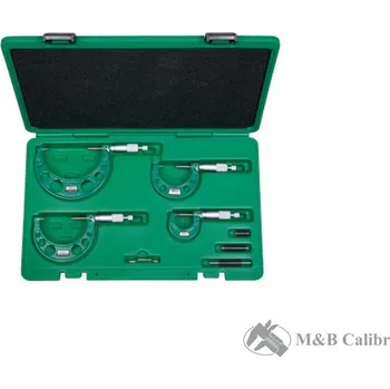 Sada čtyř vnějších mikrometrů 0-100/0,01 mm INSIZE