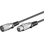 Kabel XLR 3pin M/F 2m