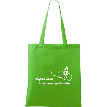Látková taška Kopce jsou kořením cyklistiky