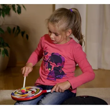 Hudební nástroj pro děti Dětský bubínek lízátko velké