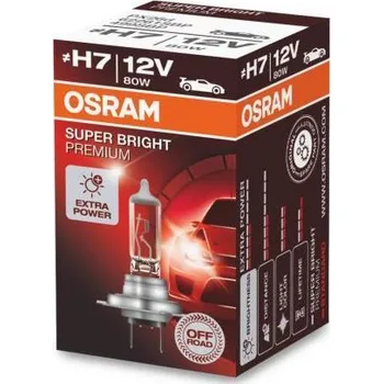 Autožárovka Žárovka OSRAM H7 12V 80W PX26d SUPER BRIGHT