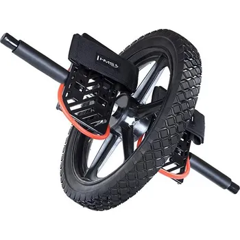 Posilovací kolečko HMS s úchyty pro nohy