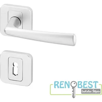 Dveřní kování AC-T Dveřní kování FLORES R HR matný chrom Provedení: pro vložku - PZ, Povrchová úprava: matný chrom