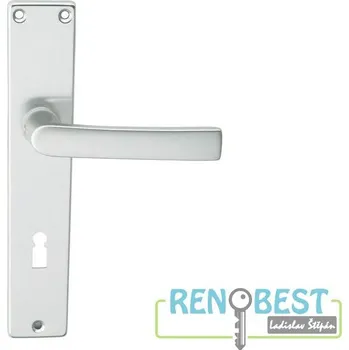 Dveřní kování AC-T Dveřní kování LARA HR hliník různé barvy Provedení: pro klíč - BB, Barva: bronz, Varianta: Povrchová úprava: Hliník F4; Rozteč: 90 mm