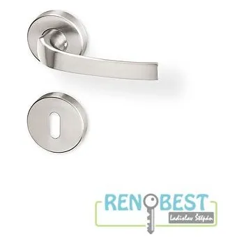 Stavebniny AC-T Dveřní kování BETA R matný nikl PK Provedení: pro klíč - BB, Povrchová úprava: nikl mat.