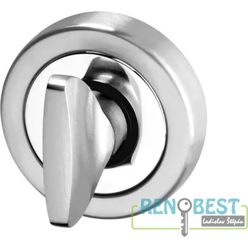 Dveřní kování Rozeta WC ke kování AC-T chrom nerez pár