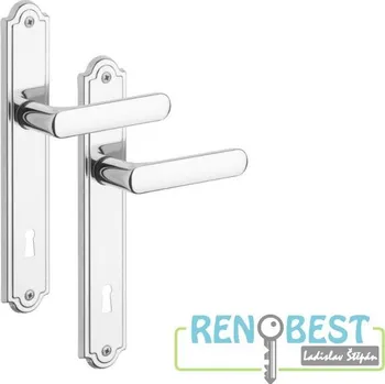 Dveřní kování ROSTEX Dveřní kování GRACIA kl/kn Rozteč: 90 mm, Povrchová úprava: chrom nerez