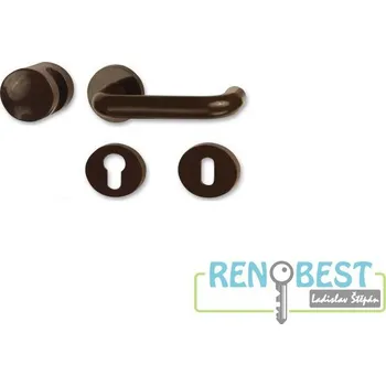 Dveřní kování Kování klika koule HOLAR H 07 Provedení: pro klíč - BB, Barva: béžová