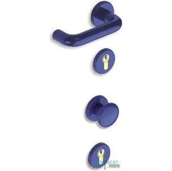 Dveřní kování Dveřní klika ZELINGER s koulí Barva: bílá