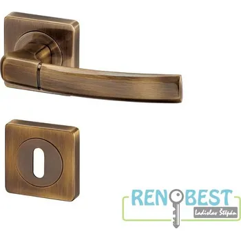 Dveřní kování AC-T Dveřní kování KIEL R HR bronz Provedení: pro vložku - PZ, Povrchová úprava: bronz