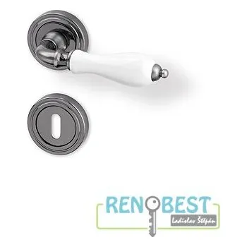 Dveřní kování AC-T Dveřní kování KLASIK R nikl antracit KK Provedení: pro vložku - PZ, Povrchová úprava: nikl