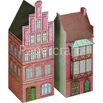 Papírový model Papírový model - Dva domy z Lüneburgu (71517) - 107000205