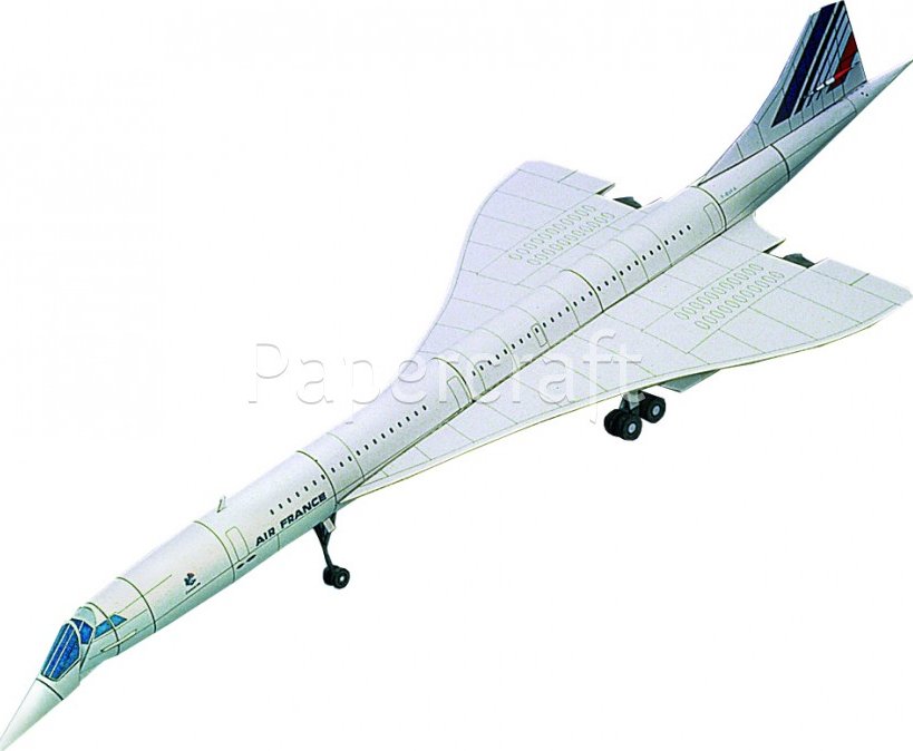Papírový model - Letadlo Concorde (665) - 107000019
