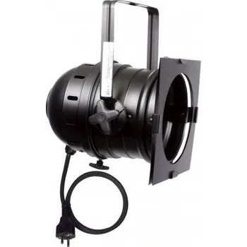 Bodové svítidlo PAR 64 - krátká, s otočnou paticí černá