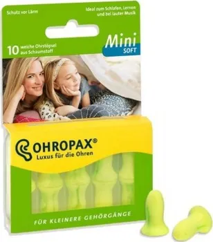 Špunt do uší Ohropax Mini Soft 4536745 10 ks