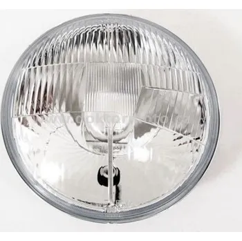 Sklo světlometu Parabola + sklo 12V H4 (Jawa 638,639)