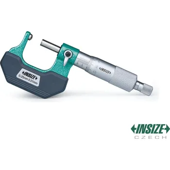 Třmenový mikrometr na trubky s kulovou měřicí plochou 75-100/0,01 mm, typ A INSIZE