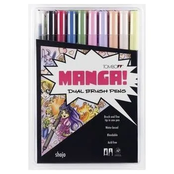 Popisovače sada 10ks Tombow SHOJO