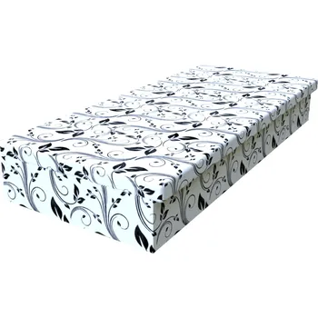 Postel Válenda Maka Bílá 200 × 90 cm molitanová