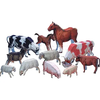 Papírový model Papírový model - Zvířata na statku (555) - 107000260