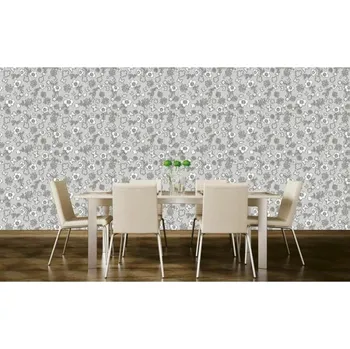 Tapeta DIMEX | Vliesová tapeta na zeď Dimex Line WP-057-01 | 0,75 x 10 m | šedá, bílá + Vliesová tapeta na zeď Dimex Line WP05801 v rozměru 0,75 x 10 m