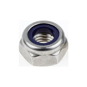 Matice MATICE ŠESTIHRANNÉ POJISTNÉ NÍZKÉ S PA VLOŽKOU DIN 985/A4