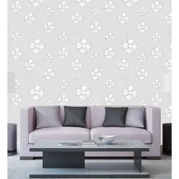 Tapeta DIMEX | Vliesová tapeta na zeď Dimex Line WP-026-02 | 0,75 x 10 m | šedá, bílá, černá + Vliesová tapeta na zeď Dimex Line WP02603 v rozměru 0,75 x 10 m