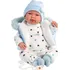 Panenka Llorens New Born realistická panenka se zvuky a měkkým látkovým tělem 44 cm
