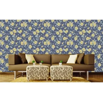 Tapeta DIMEX | Vliesová tapeta na zeď Dimex Line WP-061-01 | 0,75 x 10 m | modrá, zelená, žlutá + Vliesová tapeta na zeď Dimex Line WP06201 v rozměru 0,75 x 10 m