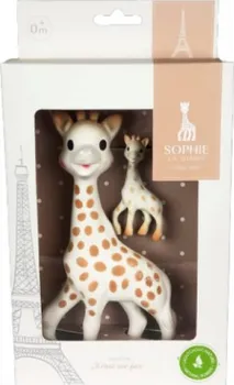 Hračka pro nejmenší Vulli Žirafa Sophie s přívěškem na klíče