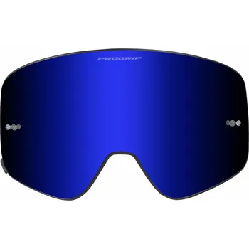 Motocyklové brýle Náhradní magnetický objektiv pro brýle PROGRIP PG 3205 - barva modrá (zrcadlový objektiv )