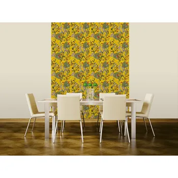 Tapeta DIMEX | Vliesová tapeta na zeď Dimex Line WP-243-01 | 0,75 x 10 m | žlutá, zelená, fialová, červená + Vliesová tapeta na zeď Dimex Line WP24401 v rozměru 0,75 x 10 m