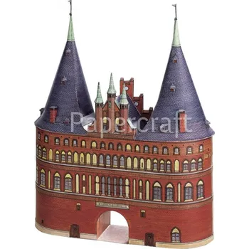 Papírový model Papírový model - Holštýnská brána Lübeck (596) - 107000054
