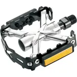 Pedály FEIMIN FP-953ZP -X- BMX Al černo-stříbrné