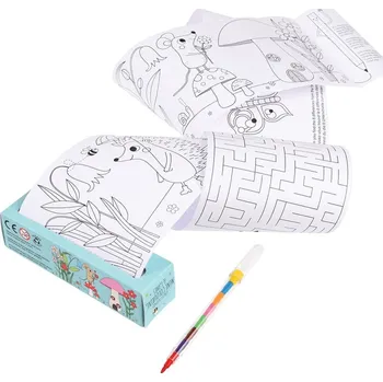 kreativní sada Cestovní sada dětských omalovánek a rébusů Rex London Forest ID_1328030