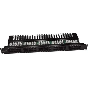 Patch panel Patch panel LEXI-Net ISDN 50p. 1U - Black