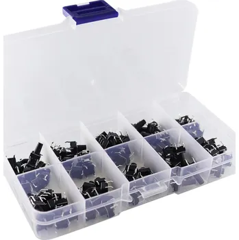 Vývojová deska Sada mikrospínačů 6 x 6 - 100 kusů