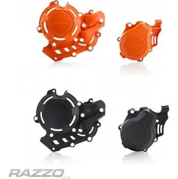 Kryty na víka motoru Acerbis X-Power Protection KTM SXF450 16-22 EXC450 17-23 Husqvarna Oranžová