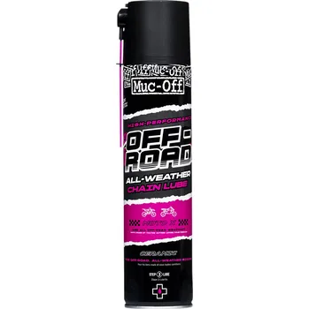 Motokosmetika a Mazivo na řetěz MUC-OFF OFF ROAD CHAIN LUBE 400 ML (vhodný pro standardní, O, X a Z-Ring řetězy)
