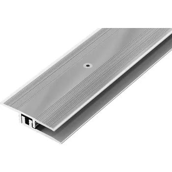 přechodová lišta AP27/13 přechodová lišta, vrtaná 2-dílná ACARA, hliník elox stříbro, 25 mm, 2,7 m