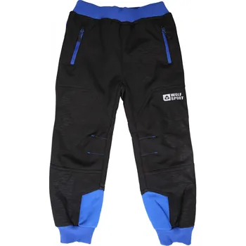 Chlapecké kalhoty Chlapecké zateplené softshellové kalhoty černé WOLF B2193 Velikost: 86