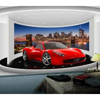 Fototapeta Solution Media 3D tapeta - Sportovní auto MU794B 6 - Samolepící tapeta - 380-450g/m2