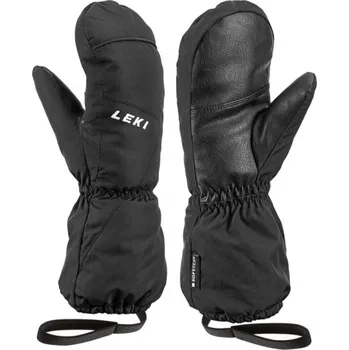 Rukavice dětské palčáky Leki Nevio Junior Mitt, black - vel. 3 124010