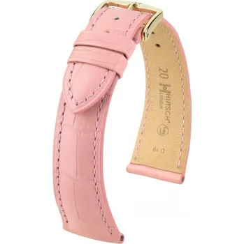 Módní doplněk Kožený řemínek Hirsch London L 04307022-1, oranžový, aligátoří kůže, délka L, Quick Release