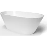 Volně stojící vana SAT 162x78,6 cm litý mramor SATMRB160