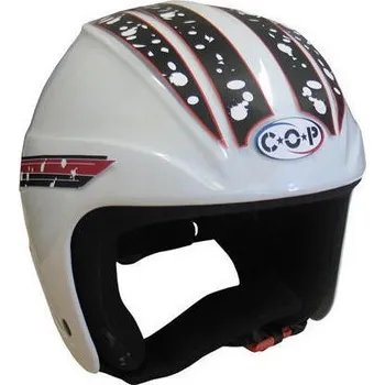 Motodoplněk helma C.O.P. Competion, bílá - vel. 50-51 110072