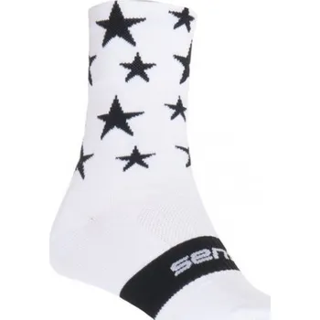 Pánské ponožky ponožky Sensor Stars, bílá/černá - vel. 6-8 119195
