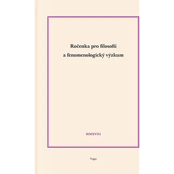 Ročenka pro filosofii a fenomenologický výzkum 2018